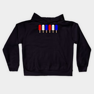 Patriotic Popsicles Kids Hoodie